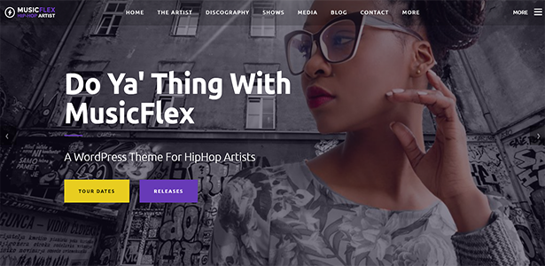 MusicFlex - WordPress Theme for Musicians - 1